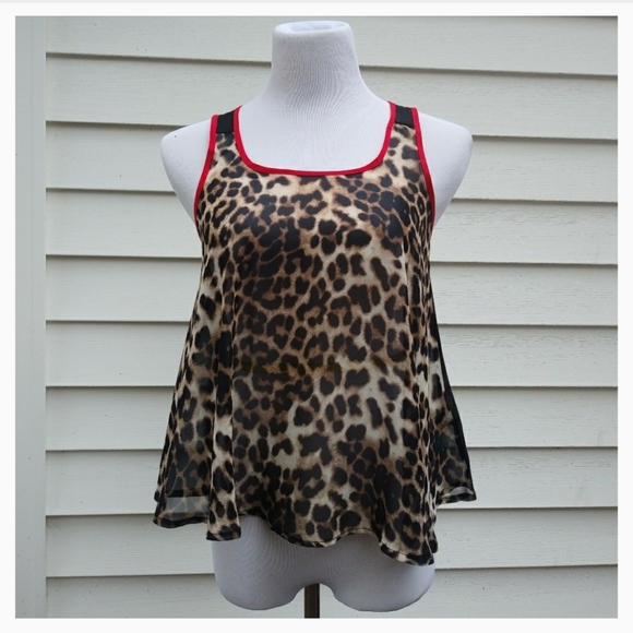Forever 21 animal print top - Picture 2 of 7